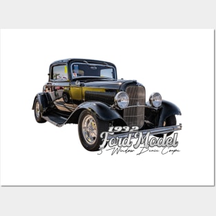 1932 Ford Deluxe Model 3 Window Deuce Coupe Posters and Art
